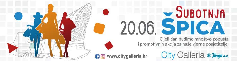 LJETNA SUBOTNJA ŠPICA U CITY GALLERIJI