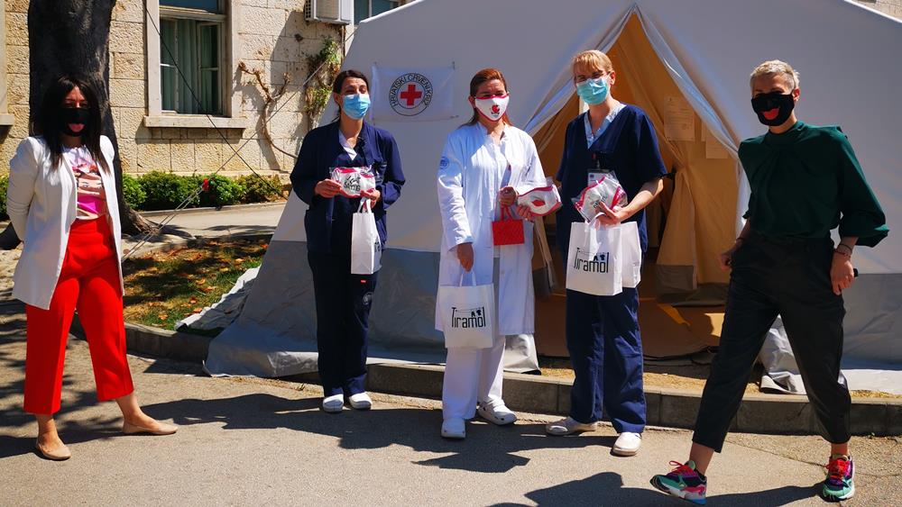 OB Zadar uručene maskice iz humanitarne akcije Krie Designa