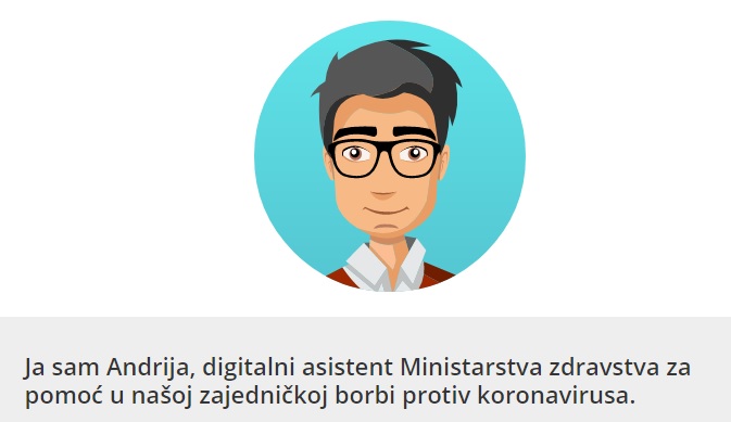 Predstavljanje prvog digitalnog asistenta u borbi protiv koronavirusa - Andrije