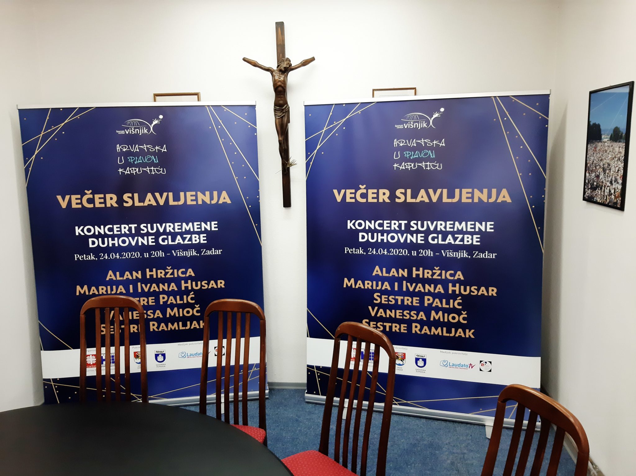 Odgođen koncert suvremene duhovne glazbe 'Hrvatska u Plavom kaputiću' na Višnjiku