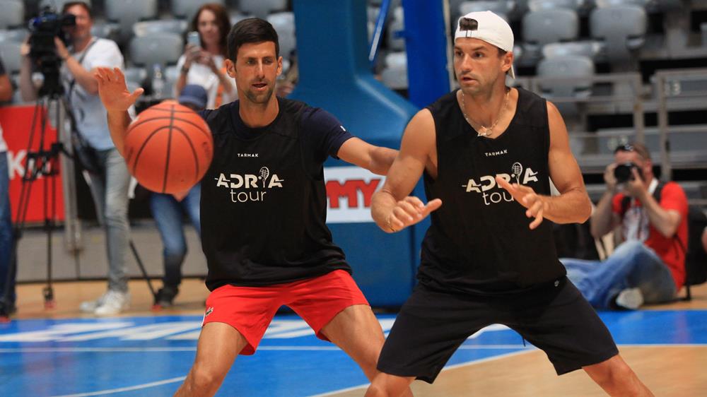 NOVAK ĐOKOVIĆ I TENISKE ZVIJEZDE ADRIA TOURA ZAIGRALI KOŠARKU S IGRAČIMA KK ZADAR
