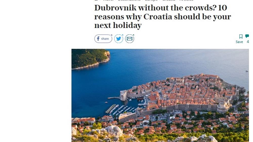 Britanski The Telegraph objavio 10 razloga za posjet Hrvatskoj