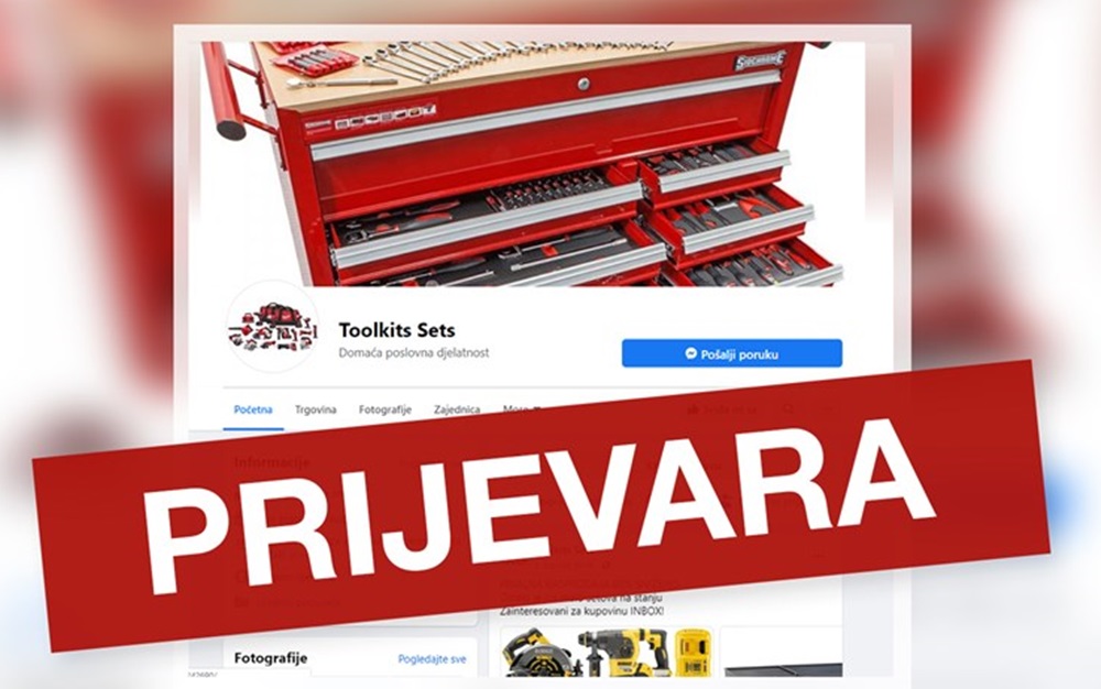 UPOZORENJE GRAĐANIMA Prijevare preko Facebook-a