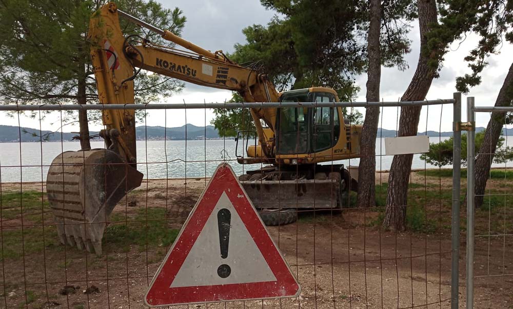 Počelo uređenje plaže Kolovare: rok 5 mjeseci