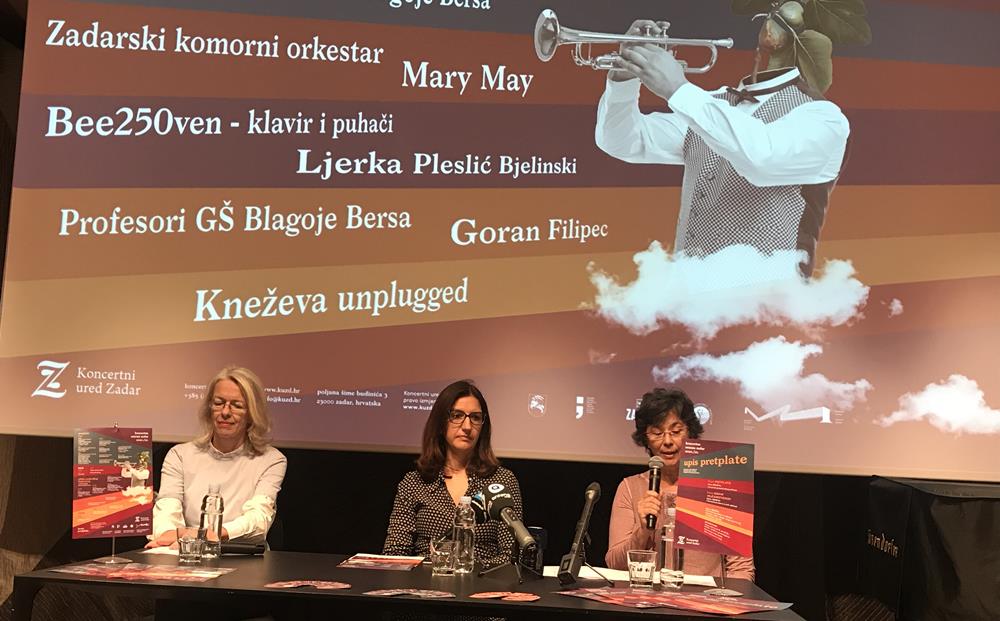 KONCERTA SEZONA KONCERTNOG UREDA ZADAR Vrhunske glazbene poslastice posložene u nekoliko ciklusa, a svečano otvorenje je 24. listopada koncertom Antiphonus