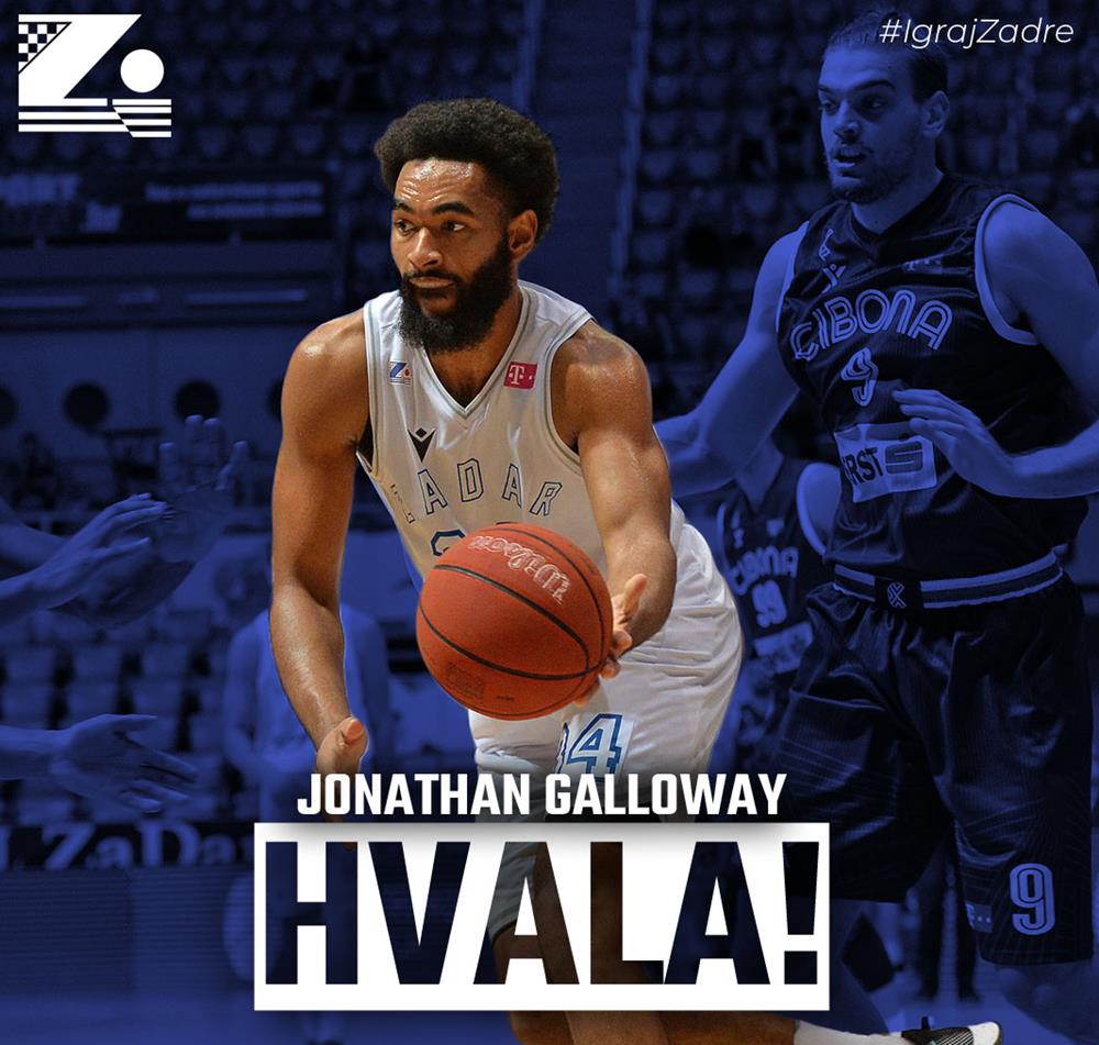 Jonathan Galloway više nije igrač Zadra