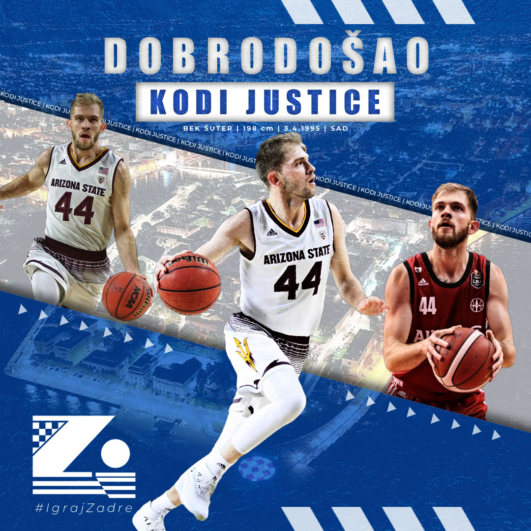 Kodi Justice novi je igrač KK Zadar