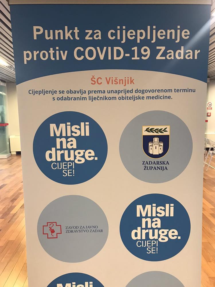 U Zadarskoj županiji 16 novih slučajeva zaraze, od sutra kreće masovno cijepljenje