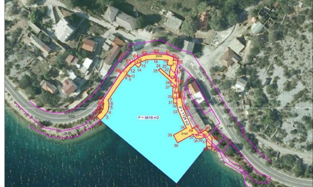 IZVOĐENJE RADOVA Sanacija dijela rive u luci Tribanj Krušćica