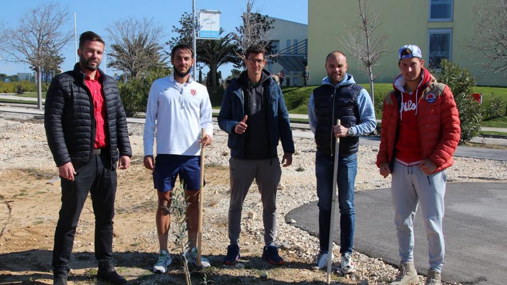 Tenisači iz cijele Europe zasadili 50 sadnica maslina u Petrčanima