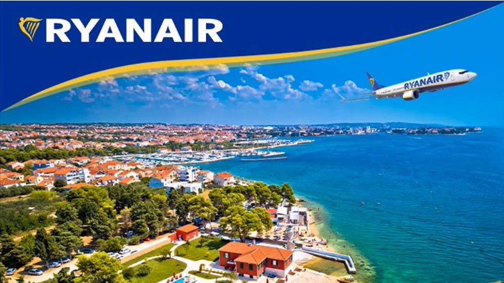 SEZONA 2021. Ryanair će povezivati Zadar s 37 destinacija!