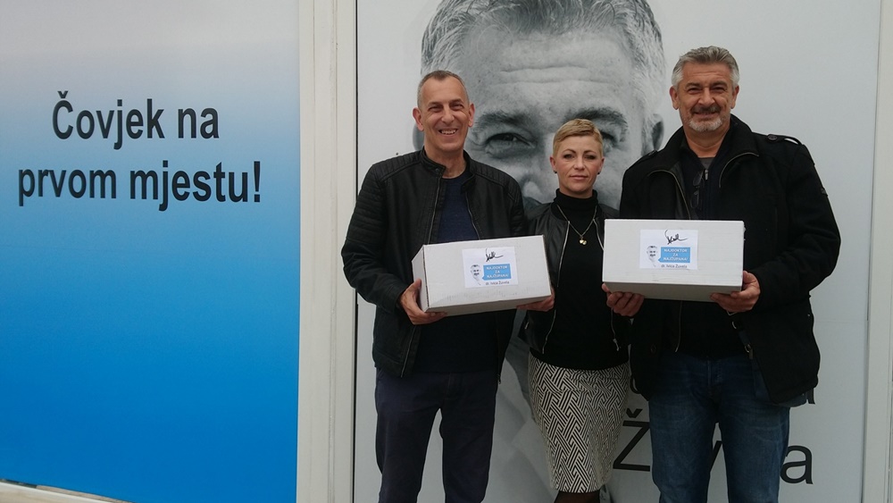 LOKALNI IZBORI Dr. Ivica Žuvela predao potpise za kandidaturu za župana i članove Županijske skupštine