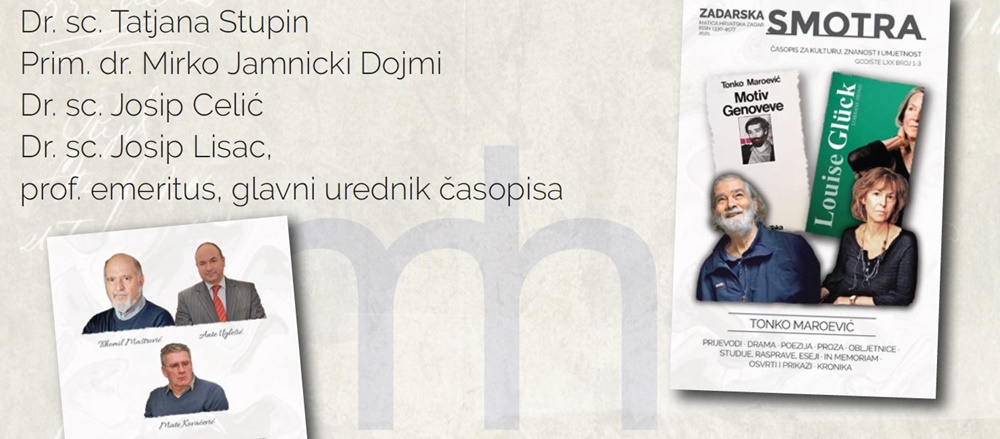 Online prikaz novoga broja časopisa Zadarska smotra