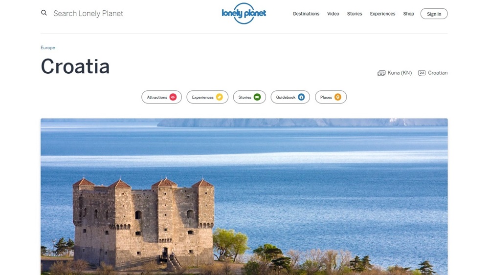 POSEBNO KREIRANI SADRŽAJI NA TEMU ZADRA Promocija hrvatskih destinacija i turističke ponude na 8 europskih tržišta