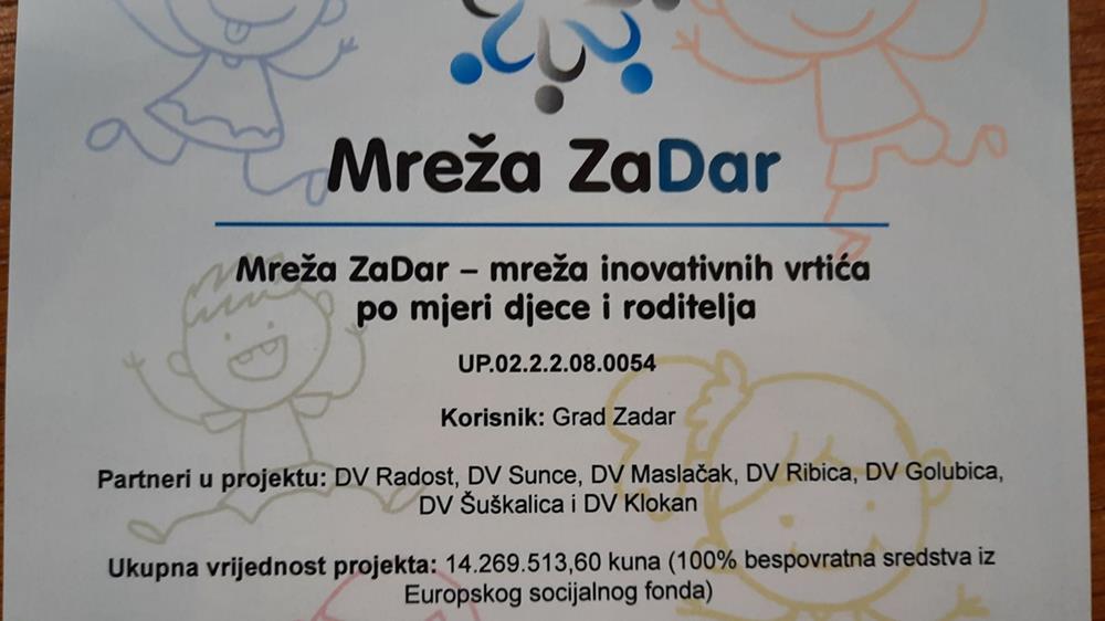 ZAVRŠNA KONFERENCIJA „MREŽA ZADAR“ Kroz produženi i smjenski rad prošlo je oko 2 tisuće djece, projektom su omogućene i brojne edukacije