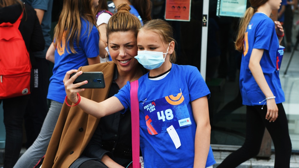 Blanka Vlašić na otvaranju natjecanja za Erste Plavu ligu na Višnjiku