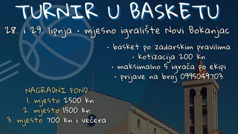 NOVI BOKANJAC Prijavite se za turnir u basketu!
