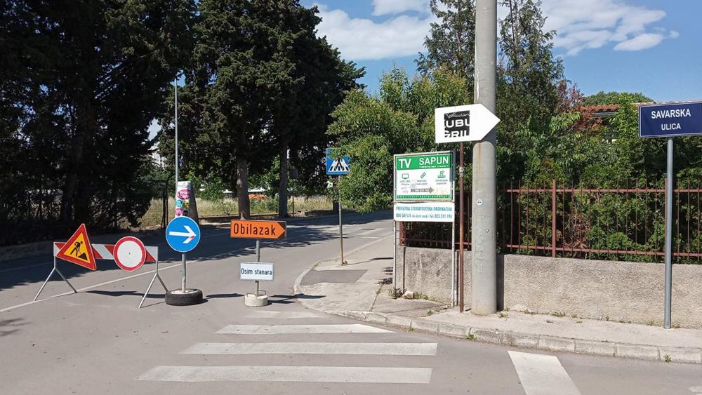 OBUSTAVA PROMETA Zatvorena ulica Put Stanova zbog priključenja zgrade Novog kampusa na odvodnju
