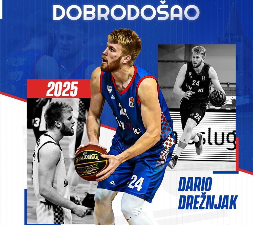STIGLO POJAČANJE Novi igrač Zadra je Dario Drežnjak