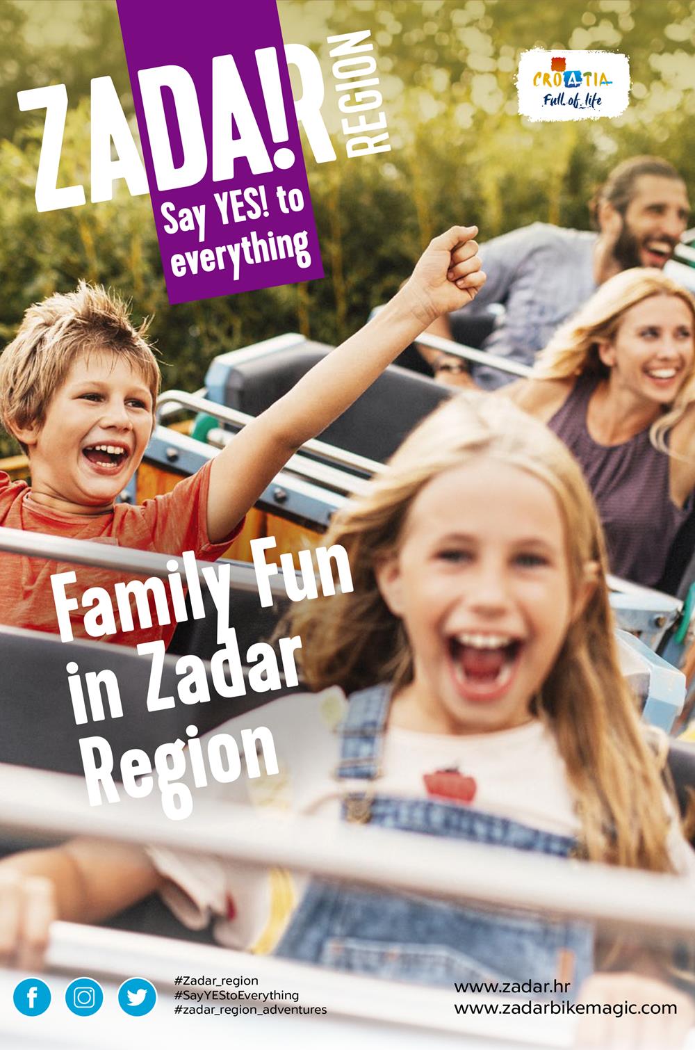 TURISTIČKA ZAJEDNICA ZADARSKE ŽUPANIJE Izrađena brošura „Family Fun in Zadar Region“