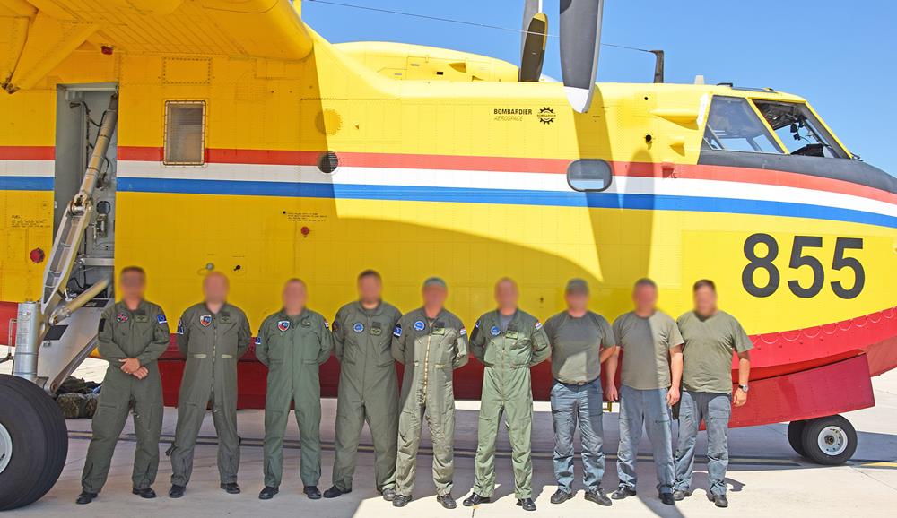 CANADAIR IZ GRČKE SRETNO STIGAO U HRVATSKU Bili smo apsolutno dobro pripremljeni i spremni pomoći narodu Helenske Republike u gašenju i saniranju požarišta