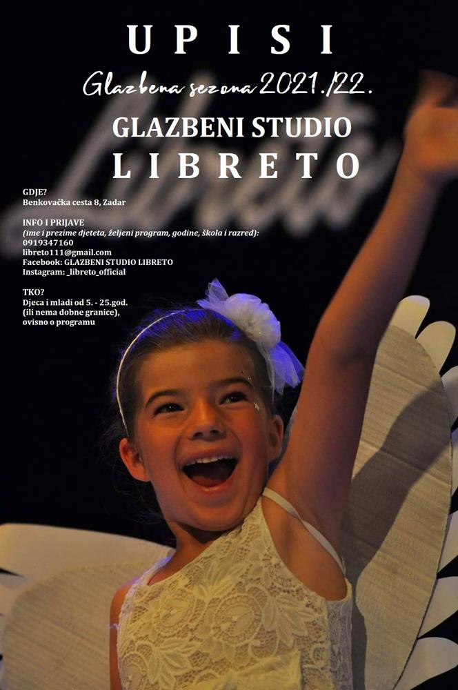 GLAZBENI STUDIO LIBRETO TRAŽI NOVE MLADE GLAZBENIKE