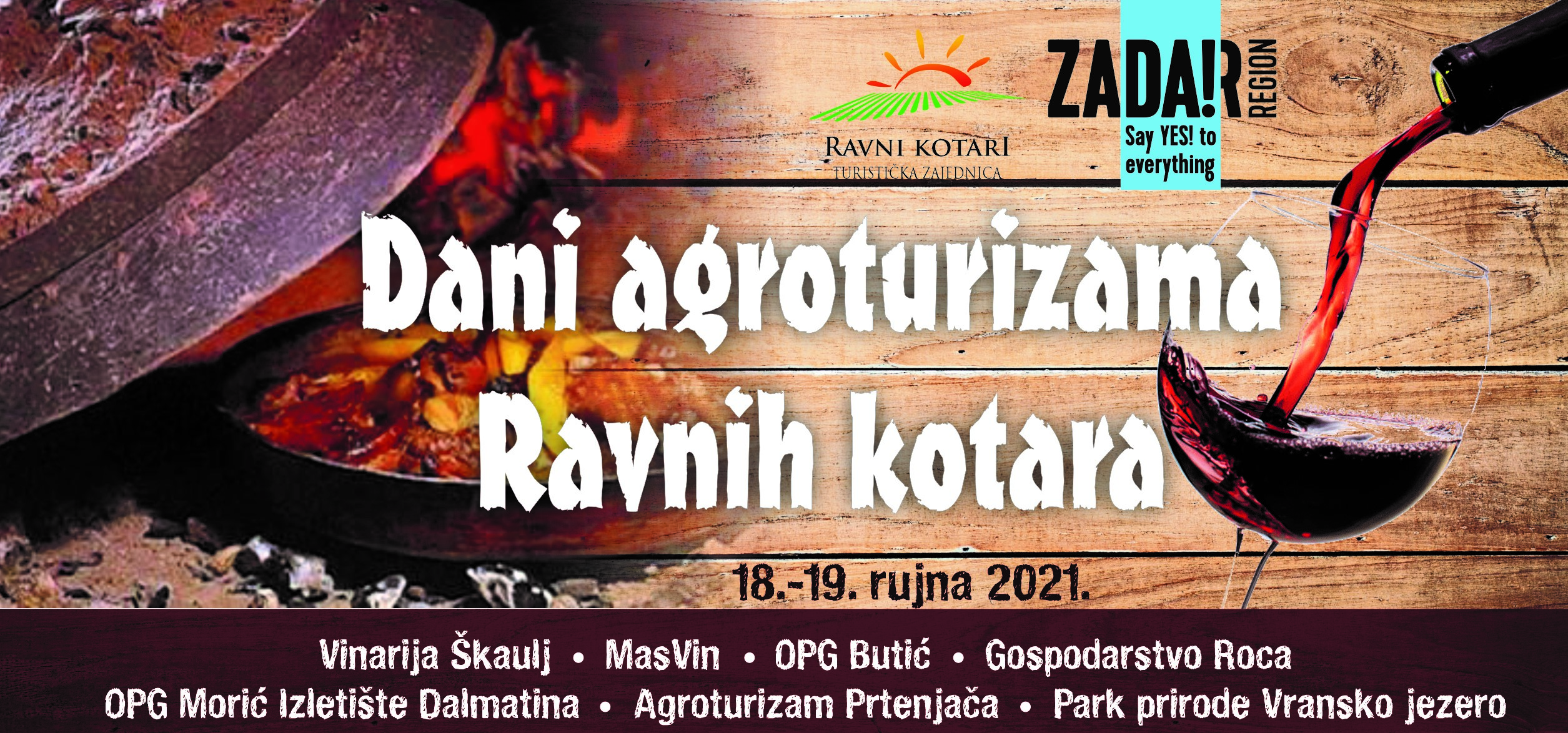 DANI AGROTURIZMA RAVNIH KOTARA 18. i 19. rujna uživajte u domaćoj hrani i lokalnim običajima