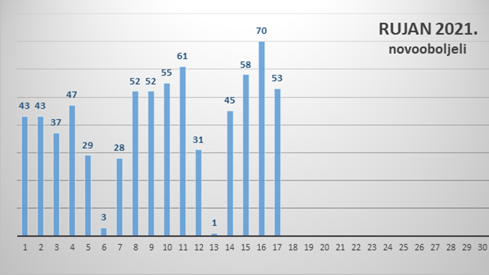 KORONA BROJKE 53 nova slučaja koronavirusa, ozdravila 61 osoba