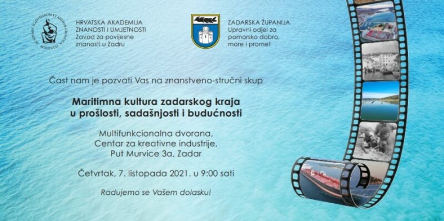 U Centru za kreativne industrije 7. listopada o maritimnoj kulturi zadarskog kraja