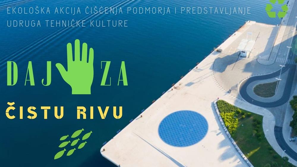 DAJ RUKU ZA ČISTU RIVU U subotu 13. studenog akcija čišćenja podmorja na Pozdravu Suncu!