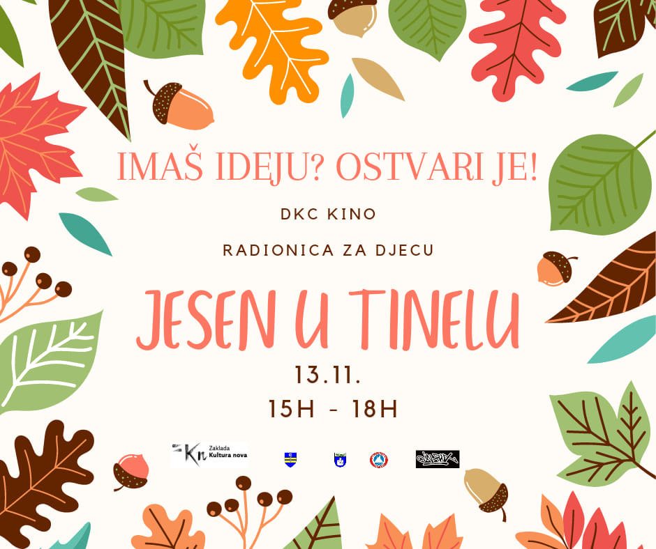 Udruga u Pokretu i Platforma za Kino pozivaju na dječju radionicu "Jesen u Tinelu"