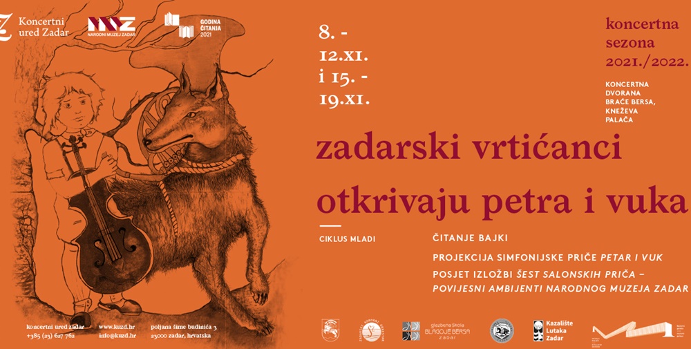 KONCETNI URED ZADAR Do kraja studenog nekoliko glazbenih poslastica  i  Radionica tradicijskih pjesama u prosincu