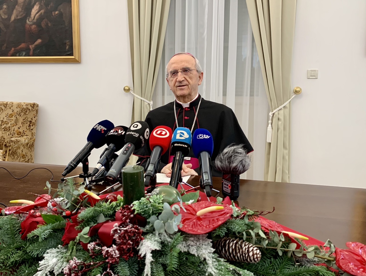 Božićna čestitka nadbiskupa Želimira Puljića