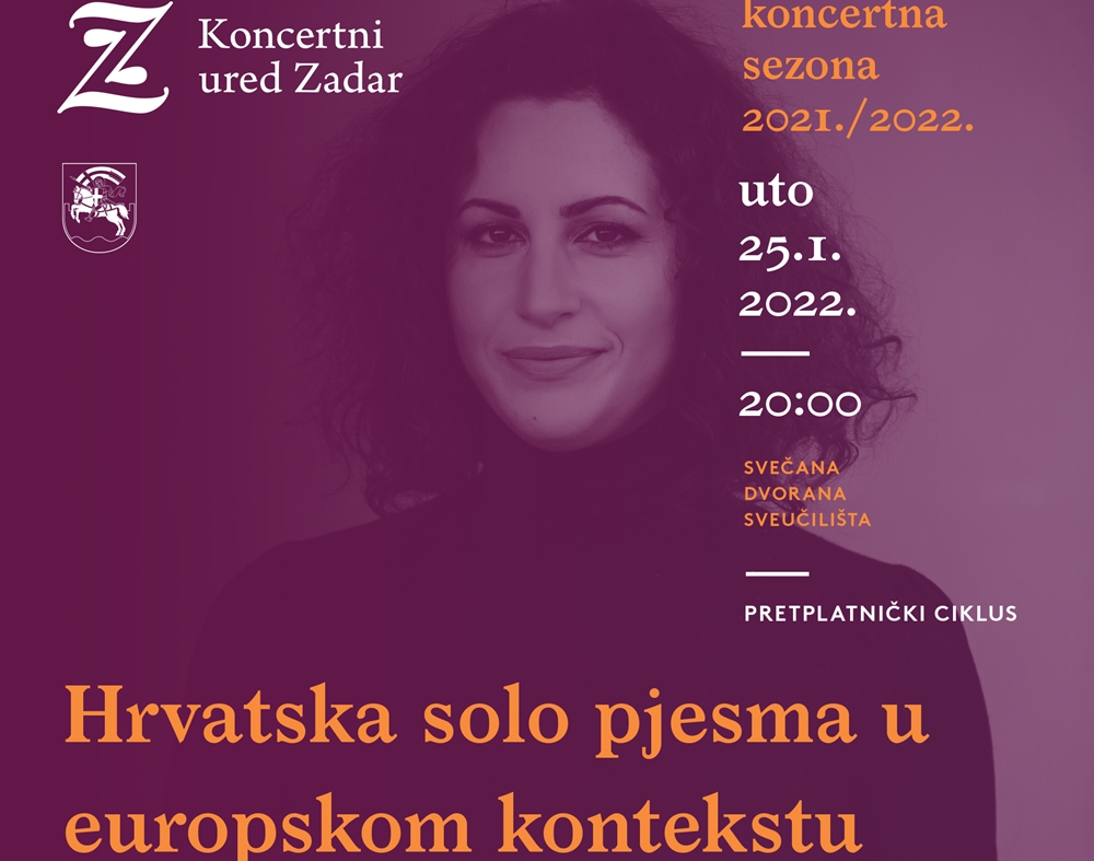 HRVATSKA SOLO PJESMA U EUROPSKOM KONTEKSTU Koncert Marte Hut i Jurice Šoše