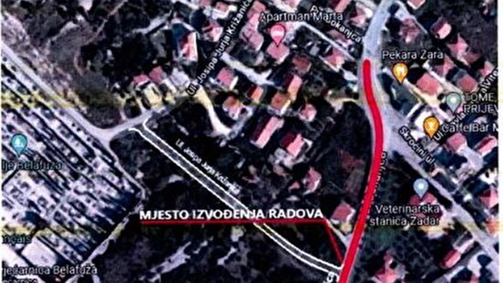Započeli radovi na izgradnji prometnice i križanja ulica Jurja Križanića i Put Bokanjca