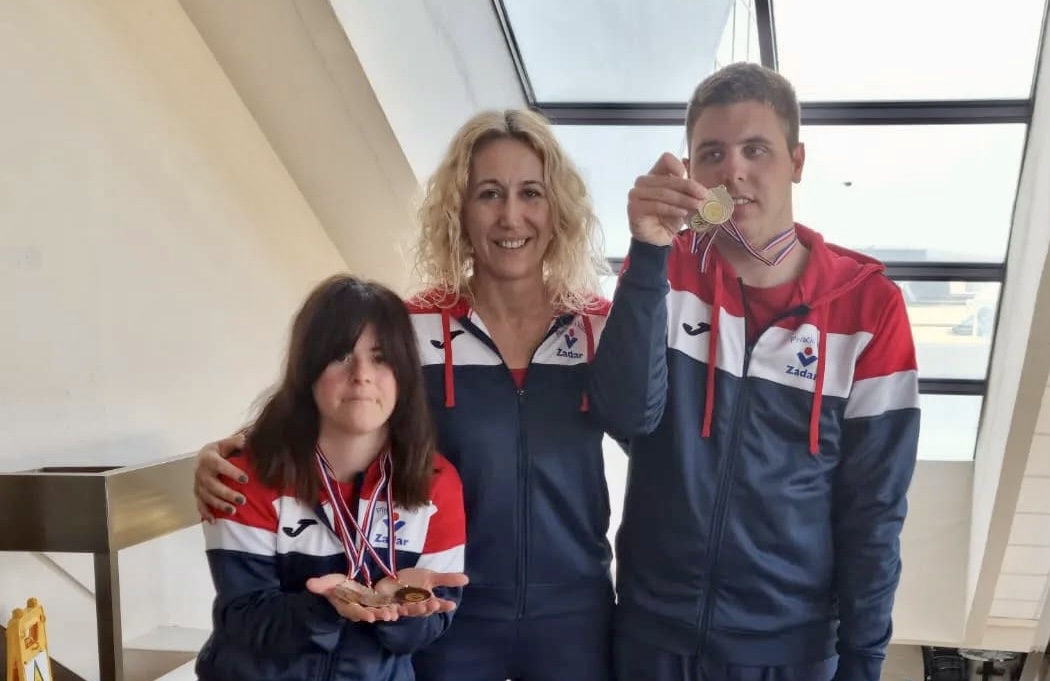 5 odličja sa Croatia Open 2022. za paraplivače Zadra! Lucija Mijolović i Joško Klarin državni prvaci