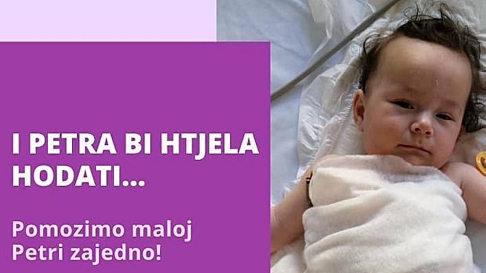 POMOZIMO MALENOJ PETRI DA PROHODA! Iza nje su već tri operacije, za nastavak liječenja treba našu pomoć