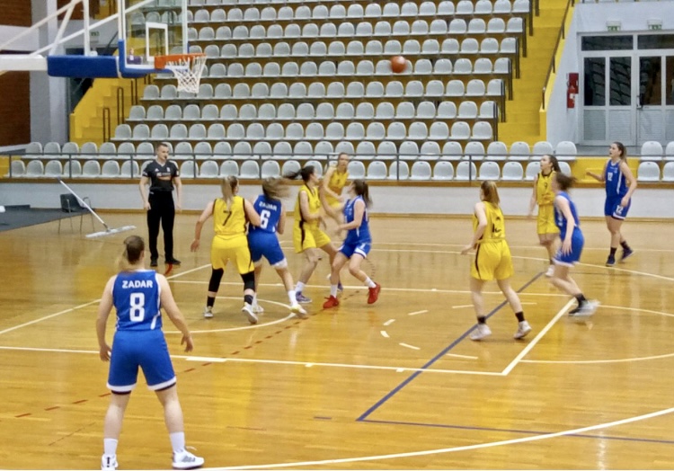 Juniorke ŽKK Zadar nisu izborile plaman na završnicu PH