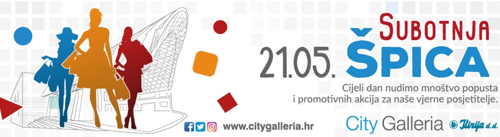 „SUBOTNJA ŠPICA“ I OVU SUBOTU U CITY GALLERIJI