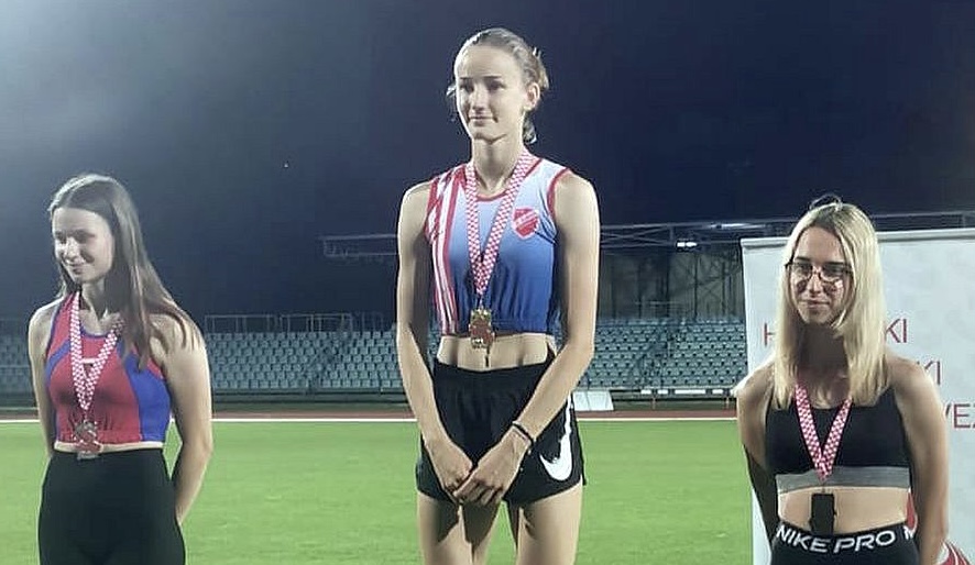 TROSKOK Atletičarka AK Alojzije Stepinac Antonia Džaja donijela Zadru još jednu državnu medalju