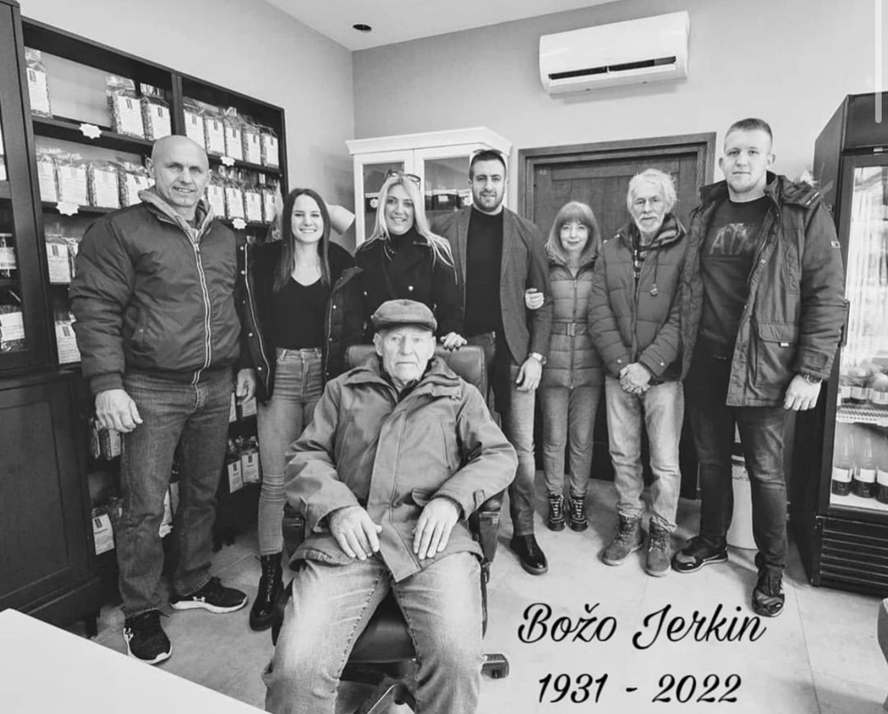 Preminuo Božo Jerkin u 92. godini života