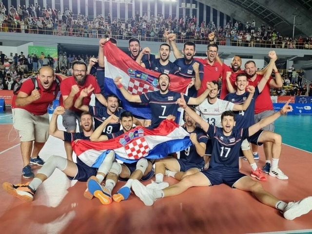 Filip Šestan s Hrvatskom odbojkaškom reprezentacijom osvojio Mediteranske igre