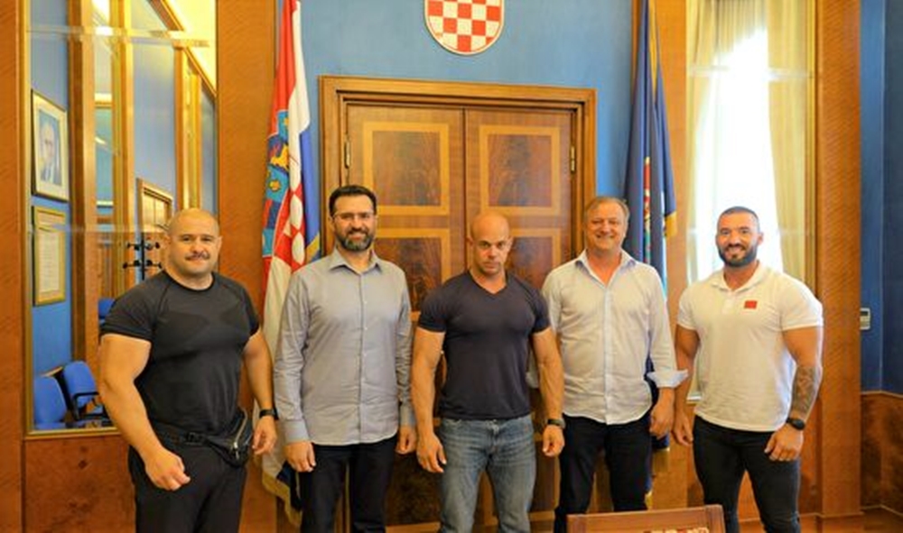Gradonačelnik primio Luku Banića, novog svjetskog bodybuilding prvaka