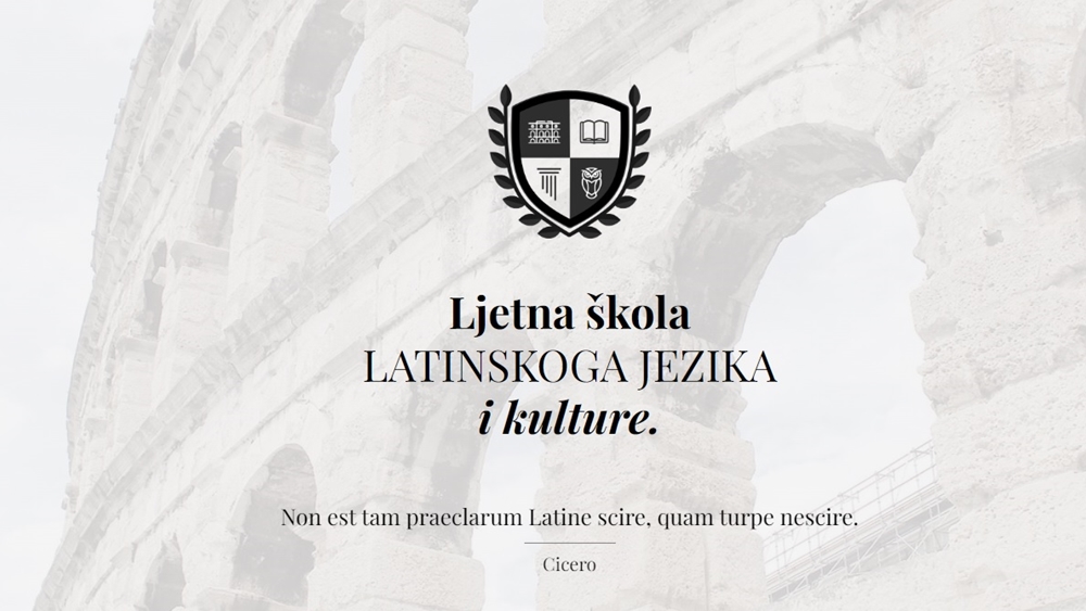 U Zadru se od 18. do 31. srpnja održava Ljetna škola latinskoga jezika i kulture.