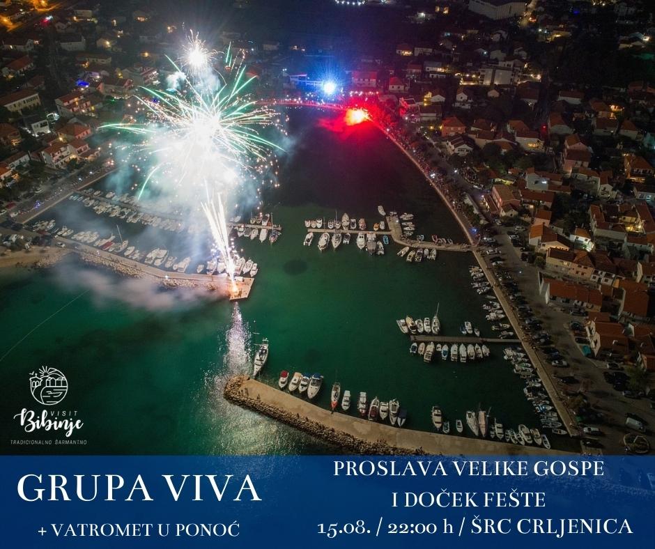 BIBINJE Večeras proslava blagdana Velike Gospe, sutra fešta Sv. Roka