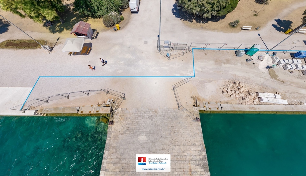 Od ponedjeljka kreće treći dio radova na obnovi zadarske rive