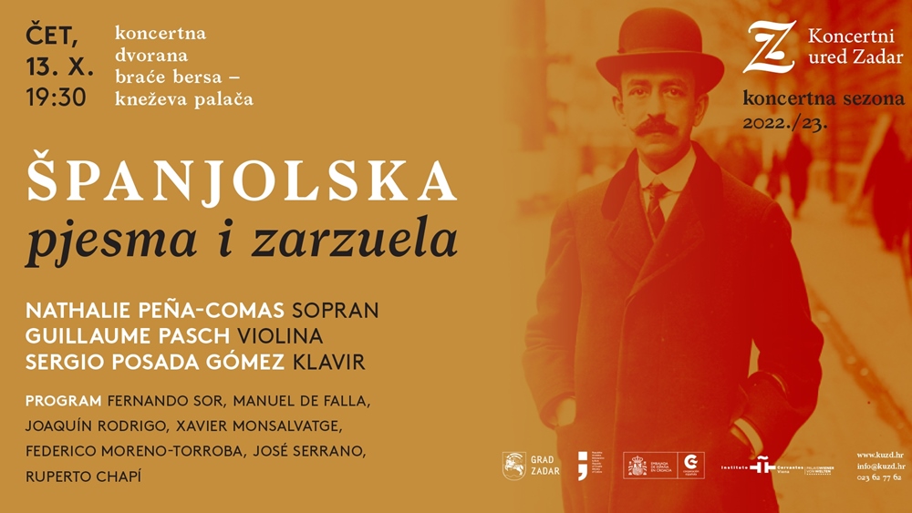 KONCERTNI URED ZADAR Španjolska pjesma i zarzuela