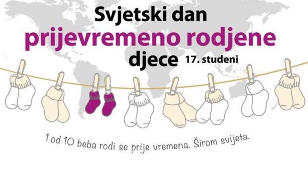 MEĐUNARODNI DAN SVJESNOSTI O PRIJEVREMENOM ROĐENJU 17. studenog Hrvatska će biti obojena u ljubičasto- dignite palce gore za Palčiće!