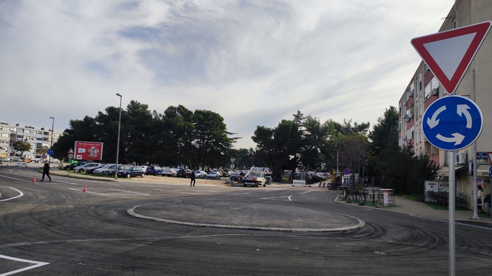 GOTOVI RADOVI Večeras se u promet pušta rotor na križanju ulica Andrije Hebranga i Josipa bana Jelačića