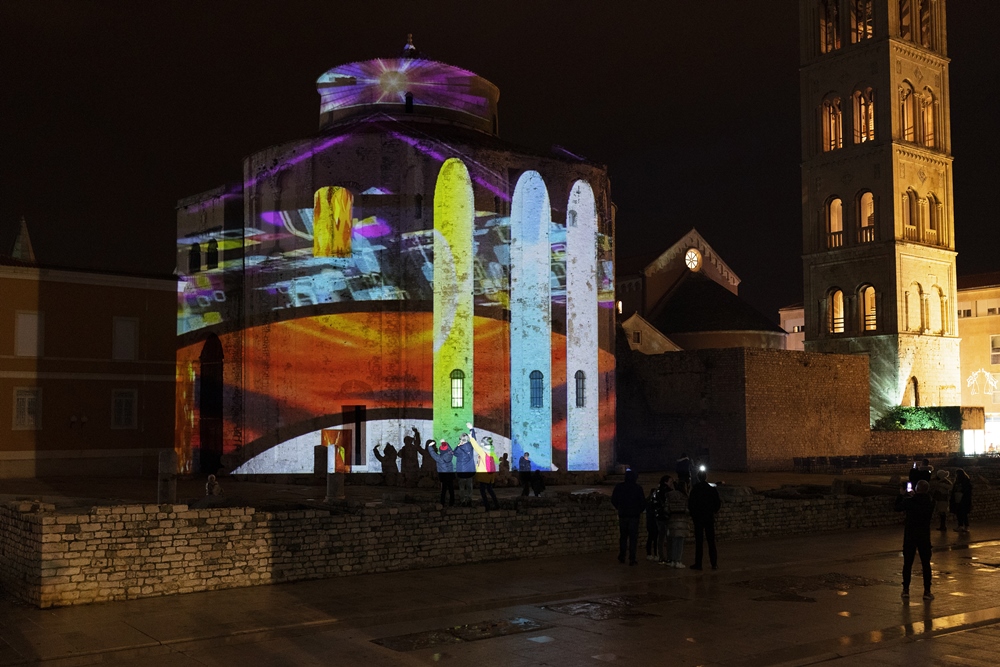 Od sutra laserski 3d mapping na crkvi sv. Donata
